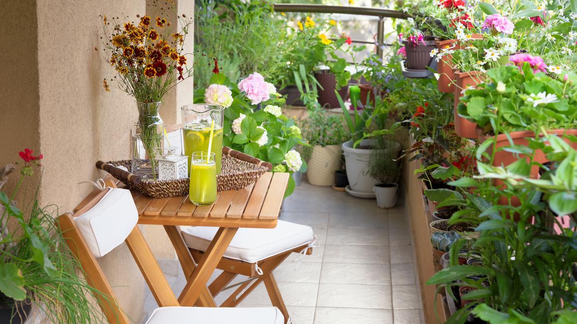 Garden Covered Small Porch