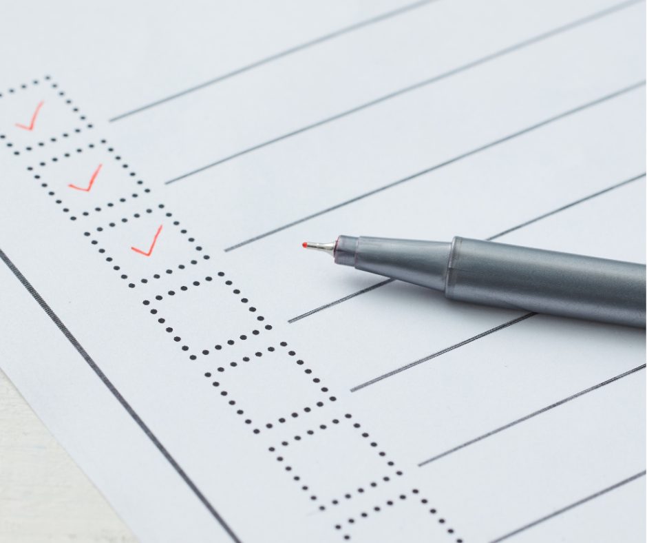 Closing Day Checklist