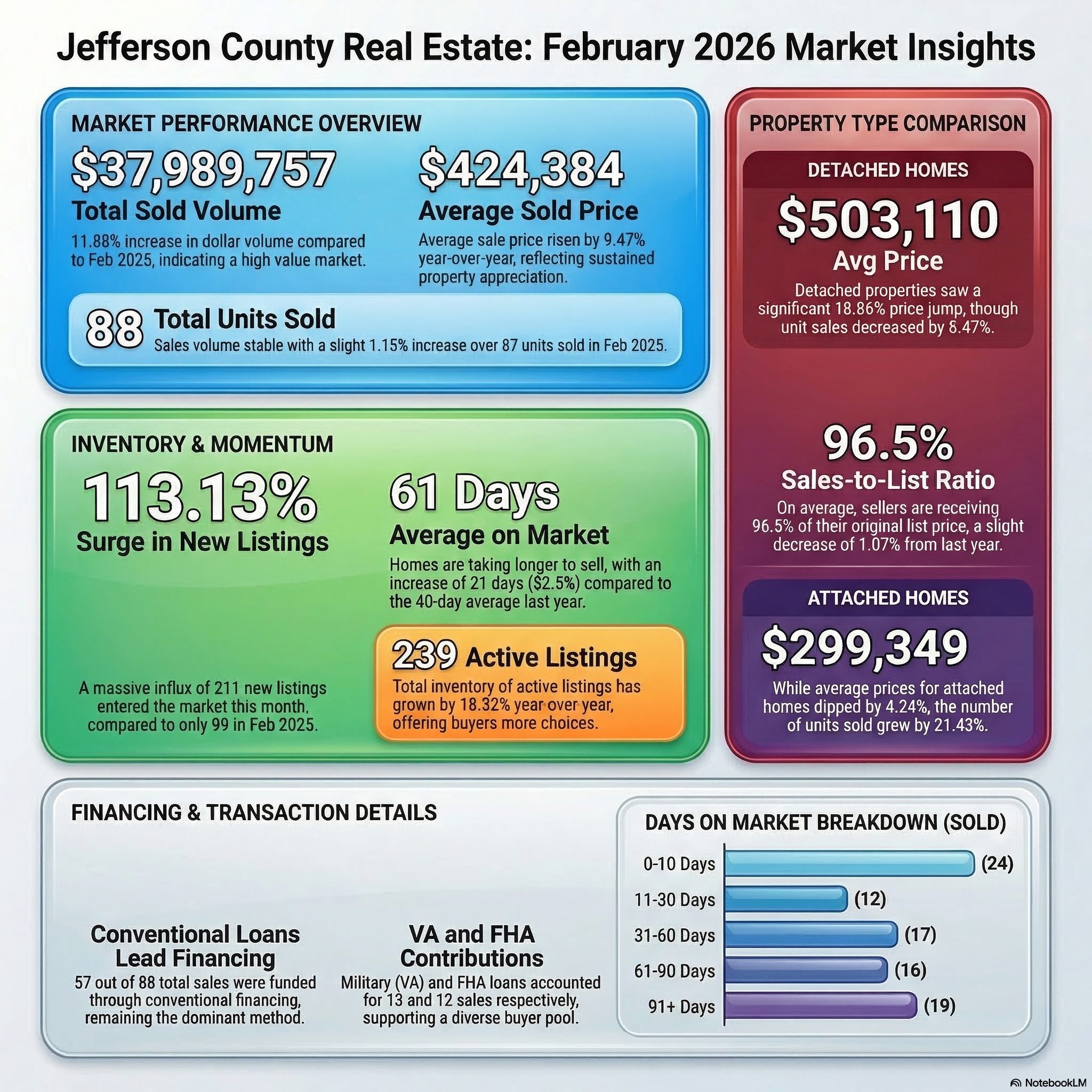 Jefferson County Real Estate Market Update February 2026